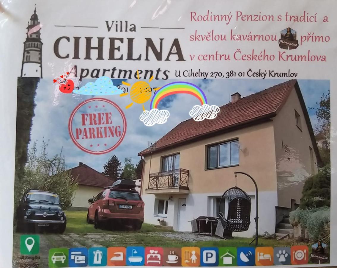 Villa Cihelna Apartments Český Krumlov Buitenkant foto